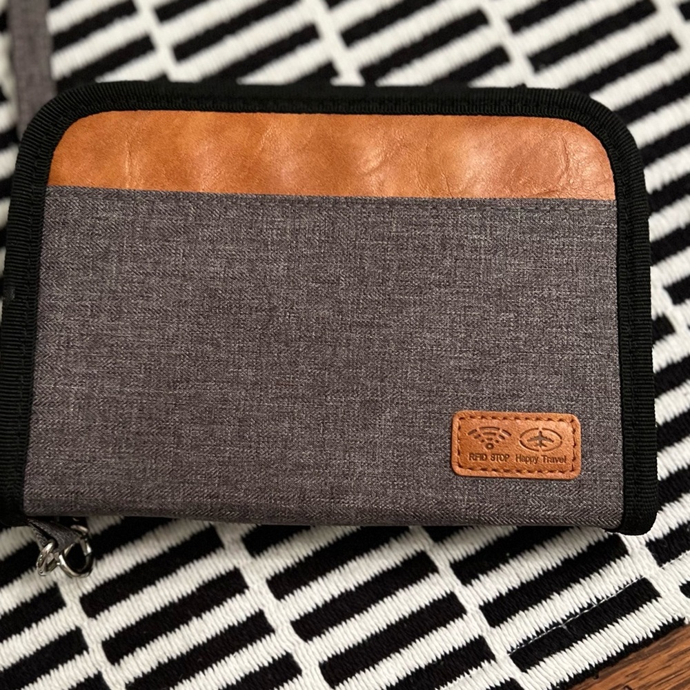 Happy Travel RFID protected passport card and travel document holder